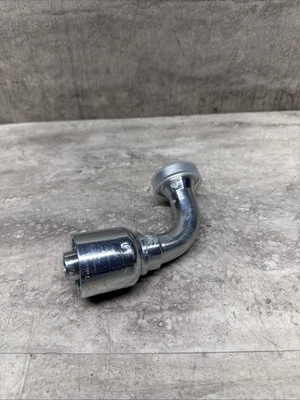 Parker 11943-12-12 Crimp On Fitting 3/4" Hose X 3/4" SAE Code 61 Flange - Image 1 of 4