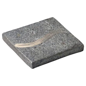 Shigaraki ware Hechimon reversible square plate 20cm brushed finish - Picture 1 of 1