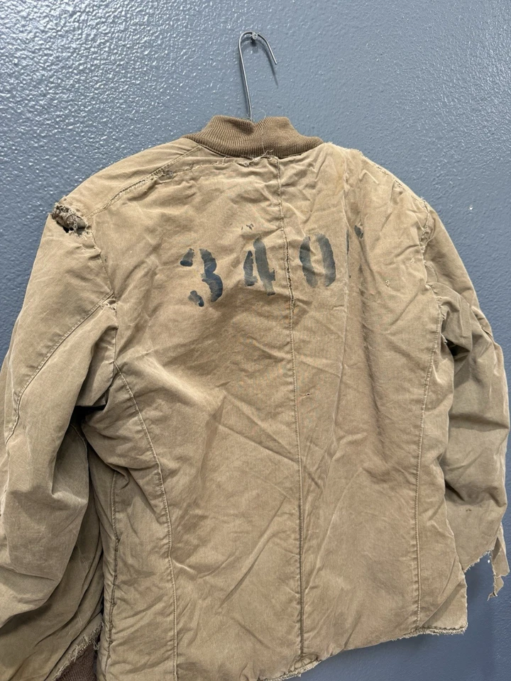 Vintage World War 2 US ARMY Men’s M-1943 Field Jacket Pile Size Medium - Image 1 of 4