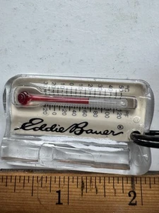 Vintage Eddie Bauer Thermometer Mini Schlüsselanhänger mit Wind Chill Sun Company USA! - Bild 1 von 3