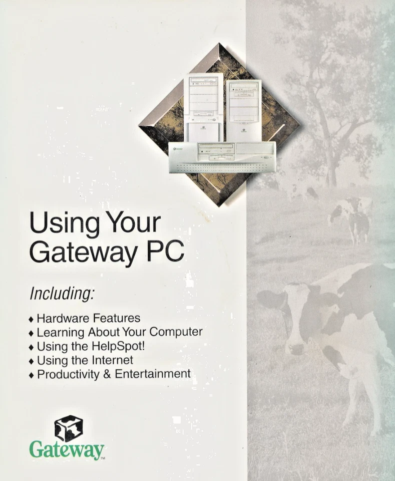 1998 Using Your Gateway PC Computer Manual Book Paperback Vintage 1990’s - Image 1 of 1