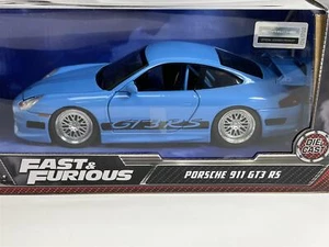 Fast and Furious Brians Porsche 911 GT3 RS Blue 1:24 Scale Jada 253203080 - Picture 1 of 4