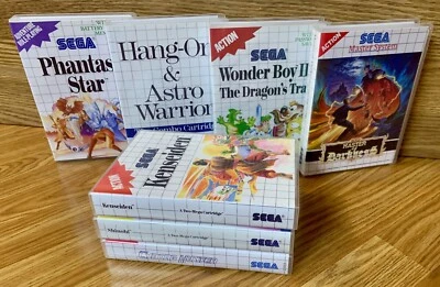 Sega Master System - New Replacement Cases - You Pick Any Game - Free Shipping - Image 1 of 4