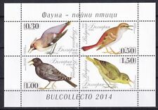 Bulgaria 2014 Birds MNH Block
