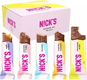 Keto Snack Bars 12-Pack, No Added Sugar, Gluten Free, Low Carb Chocolate Mix - Picture 1 of 1