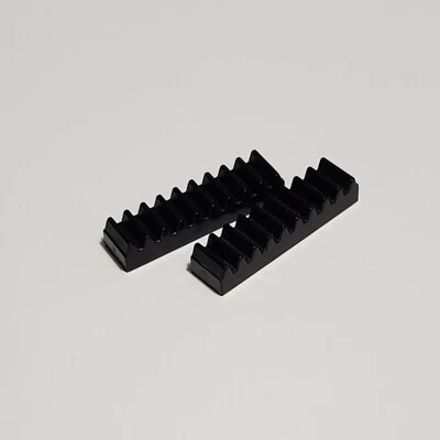 2x Lego®  Technic NEU Zahnstange 1 x 4 3743 schwarz 1x4 Lenkung 4205760 NEU - Bild 1 von 3