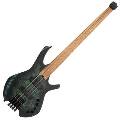 Bajo Cort Space 4 estrellas verde polvo sin cabeza álamo Burl Bartolini MK-1 Foto 1 de 4