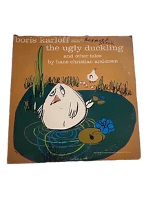 BORIS KARLOFF READS THE UGLY DUCKLING AND OTHER TALES - RARE CAEDMON LP! - Picture 1 of 3