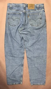 Vintage 1990er Jahre Levis 550 Jeans, Herren entspannte Passform, Deadstock Erwachsene neu mit Etikett Größe 36x32 - Bild 1 von 3