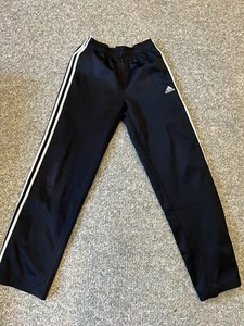 ADIDAS Youth XL 18 pants BLACK Casual Teenager BOYS Young Men - Picture 1 of 4