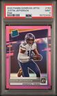  2020 Justin Jefferson Donruss Optic #163 Pink Holo Rated Rookie Card RC PSA 9