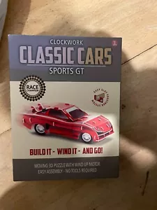 Clockwork classic car Sports GT kit brand new opened box for picture - Picture 1 of 2