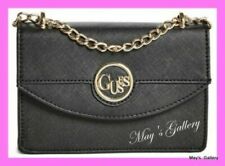NWT GUESS NAYA WRISTLET BAG Black Logo Clutch Pouch Handbag Wallet GENUINE