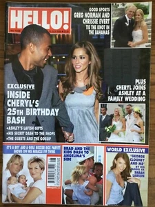 HELLO! MAGAZINE #1029 - 15 JULY 2008 - CHERYL 25 - SARAH LARSON - BRAD & ANGELIN - Picture 1 of 1