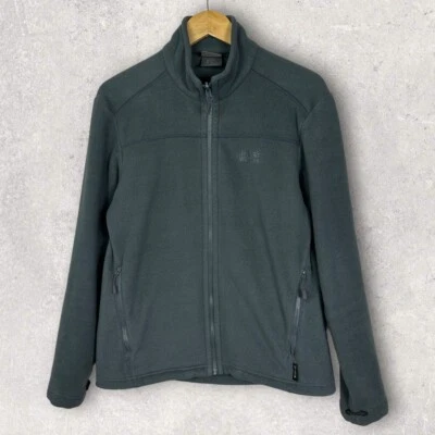 Jack Wolfskin Fleece Full Zipper Sweater Jacket Size Large Blue At Home Outdoors - Image 1 of 4