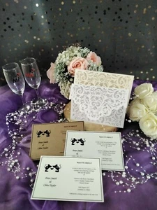 Hochzeit Papeterie - Disney Design - Umschlag Laser Cut - (Mary001) - Bild 1 von 4