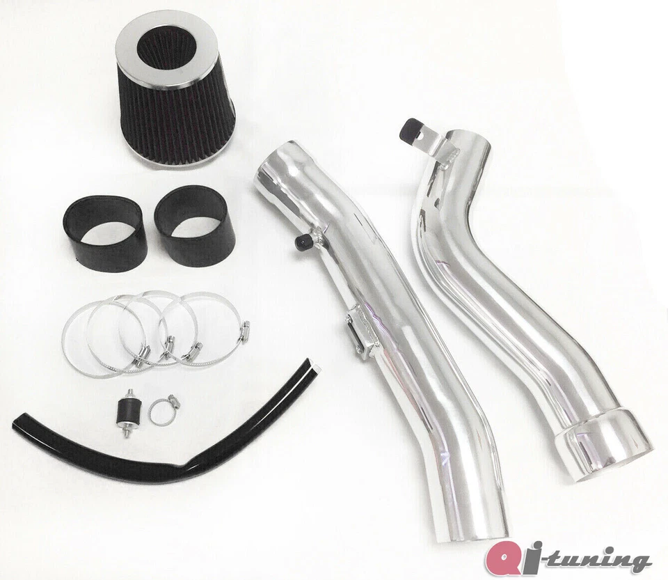Kit y filtro de admisión de aire frío NEGRO para Nissan Máxima 2004-2008 3,5 L V6 Foto 1 de 1