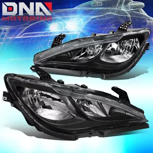 For 2017-2023 Chrysler Pacifica Voyager Pair Factory Style Headlight Black Clear - Picture 1 of 7