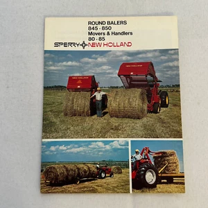 Sperry New Holland Farm Equipment Brochure Hay Balers Movers Handlers Vintage - Picture 1 of 8