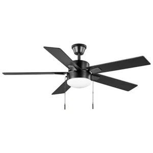 WÄHLEN SIE IHRE TEILE NUR 52 ZOLL Corwin mattschwarzer Deckenventilator Ersatzteile - Bild 1 von 15