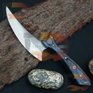 Custom Handmade Stainless steel Hunting Karambit Knife Rosewood Handle | Sheath - Picture 1 of 6