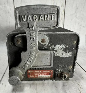 VTG Omaha Taximeter Corp Taxi Cab Meter Vacant Time Or Mileage Swing Arm Analog - Picture 1 of 10