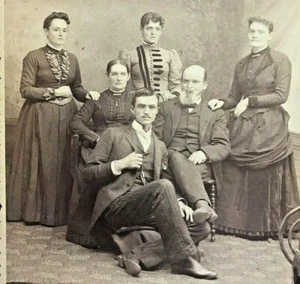 Cabinet Card ~ Middle Class Family ~ Formal ~ Fenstemaker ~ Berwick, PA - Picture 1 of 2