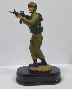 IDF Zahal Israel Army Soldier Infantry Combat Fighter Figurine with M4A1 Rifle - Picture 1 of 4