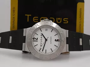 BULGARI DIAGONO LCV 38 S 38MM AUTOMATICO ACCIAIO ANNI 2000'S WATCH - Imagen 1 de 17