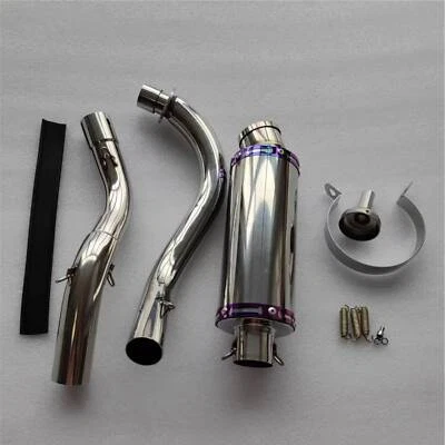"Tubo de escape de acero inoxidable para bicicletas Honda Monkey Z50 Z50A Gorilla Skyteam de 8""" Foto 1 de 4