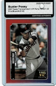 2021 TOPPS TRANSCENDENT COLLECTION BUSTER POSEY VIP 1/1 SAN FRANCISCO GIANTS - Bild 1 von 1