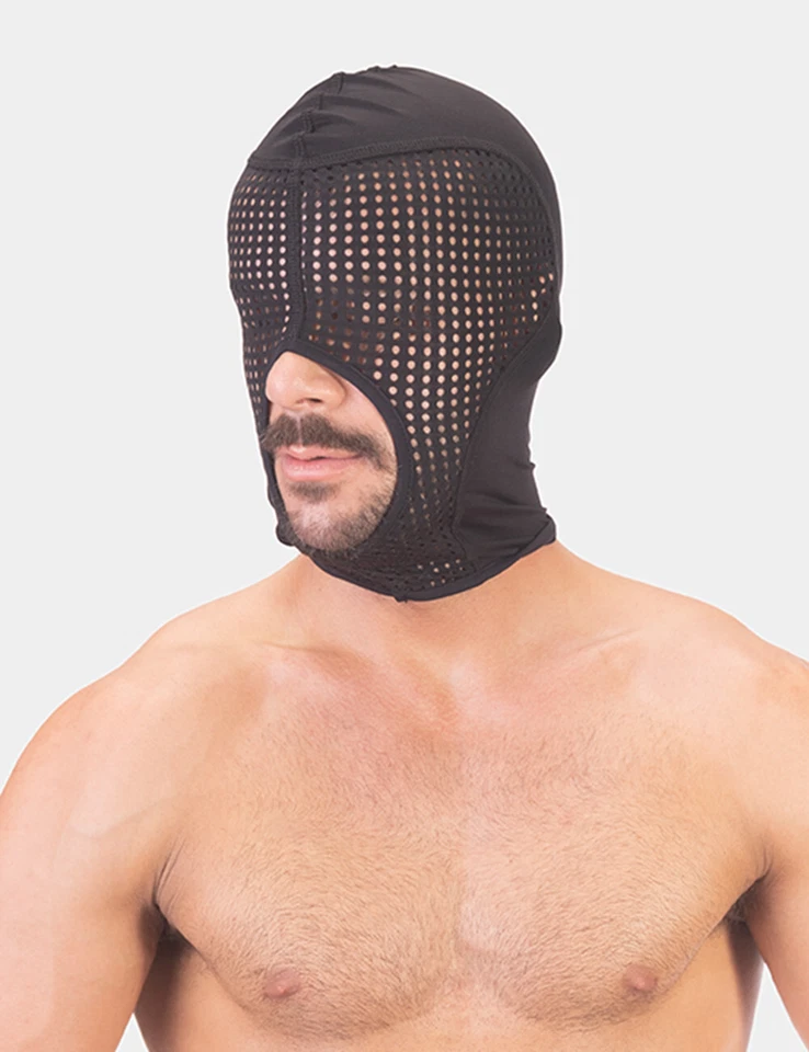 barcode Berlin Maske Mesh Suck Hood ANGEL 91856/100 gay sexy BLITZVERSAND - Bild 1 von 4