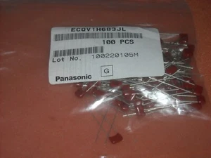 25 pcs ECQ-V1H683JL Panasonic, .068uF 50V 5%, Met. Polyester Film Capacitor ROHS - Picture 1 of 1