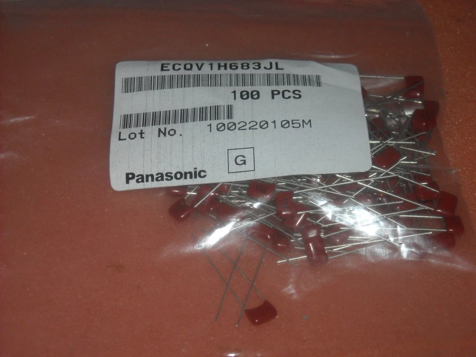 500 PCS PANASONIC ECQV1H683JL CAPACITORS