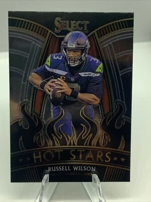 2020 PANINI SELECT FOOTBALL  RUSSELL WILSON  HOT STARS  HS18 - Image 1 of 2