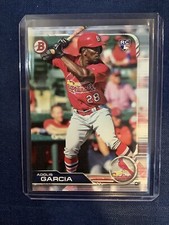 Jose Garcia 2019 Bowman Paper Baseball Rookie Card! Texas Rangers WS🔥