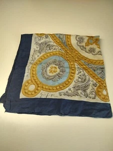 GUIDO TRAVESI COMO FOULARD 100% SILK SETA SCARVES SCARF SQUARE MADE ITALY - Picture 1 of 7