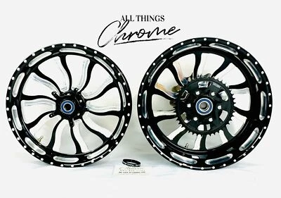 HAYABUSA 240 FAT TIRE BLACK CONTRAST INFERNO WHEELS 1999-2007 SUZUKI HAYABUSA Foto 1 de 4