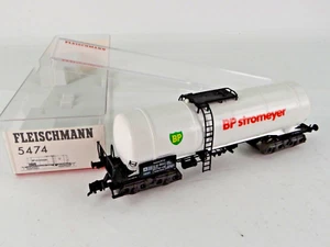 Fleischmann 5474 Kesselwagen BP stromeyer, DB, DC, HO #Klebstoffreste (7. Foto) - Picture 1 of 9