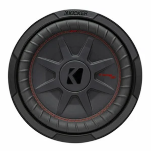 KICKER 48CWRT104 / Comp RT 10" Dual 4 OHM SHALLOW / THIN SUBWOOFER / 400W RMS - Picture 1 of 4