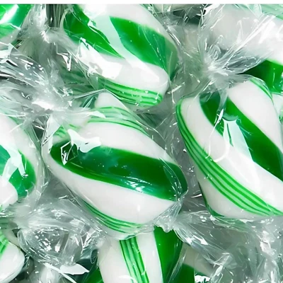 Wintergreen Twist Hard Candy 1 lb  Bulk Wrapped Mint Candy Classic Atkinson’s - Image 1 of 3