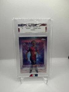 2024-25 Topps Cromo - Lamine Yamal Wonderkids #WK-1 AGC 10 Gemas Como Nuevo ROOKIE RC - Imagen 1 de 2