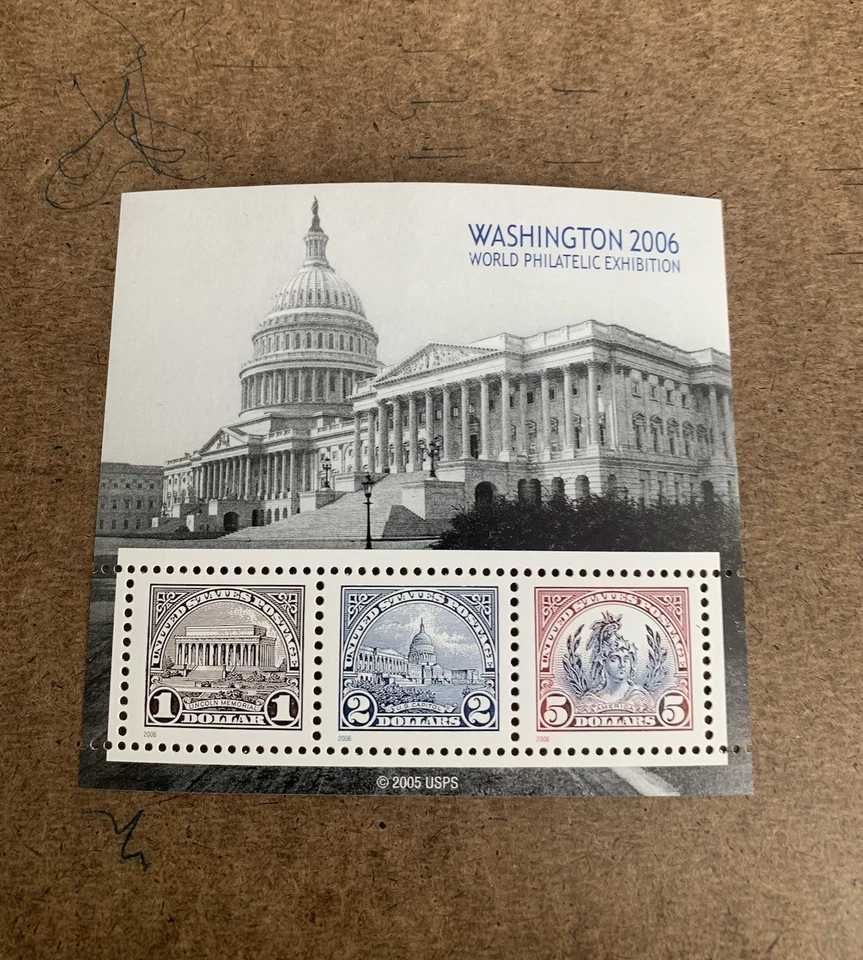 2006 World Philatelic Exhibition S/S Of 3. $1,$2,$3.#4075 - Image 1 of 1
