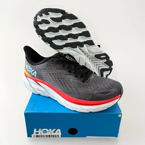 Zapatos para correr Hoka One One Clifton 8 para hombre talla 10D gris antracita Castlerock - Imagen 1 de 6