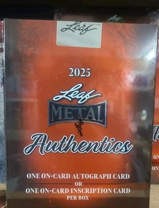 2025 LEAF METAL AUTHENTICSHOBBY BOX - New See PICTURE - Picture 1 of 13