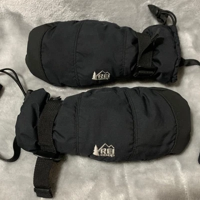 Guantes aislantes impermeables REI Coop para niños negros talla S invierno exterior nieve Foto 1 de 4