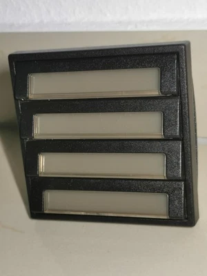 Siedle TM 511-04 B Tasten-Modul mit 4 Namensschildtasten Braun  - Bild 1 von 2