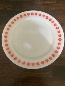 PYREX Penn Dutch Underplate Friendship Red Flower Plate  795-20 - Picture 1 of 5