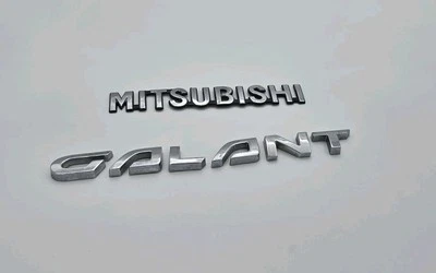 2007-2012 MITSUBISHI GALANT EMBLEMA LOGOTIPO SÍMBOLO INSIGNIA JUEGO TRASERO CROMO OEM (2008) Foto 1 de 3