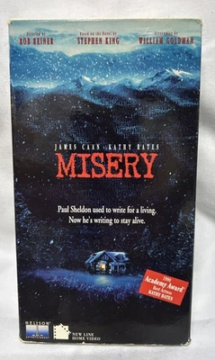 Misery - VHS - Stephen King Horror Movie - Kathy Bates - 1991 (RENTAL) Foto 1 de 4
